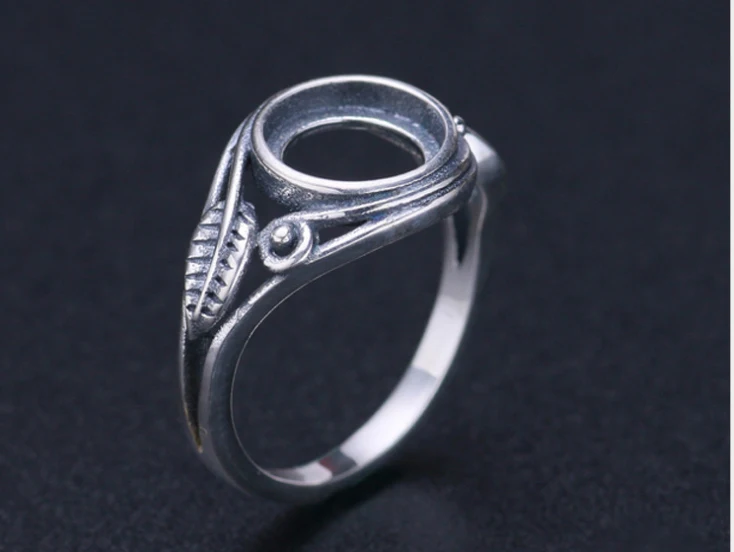 

8*8mm 925 STERLING SILVER Semi Mount Bases Blanks base blank Pad VINTAGE rings ring Setting set jewelry gift diy A2181