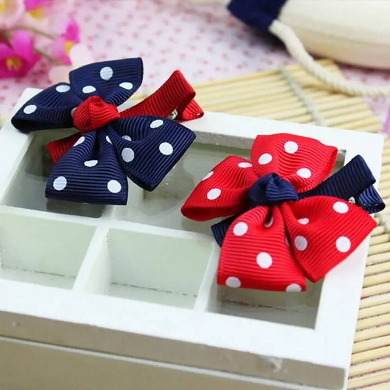 

Baby Girls Hair Accessories Clip Hairpins Barrettes Headwear Flower Big Bow Dot Children Kids Headwear