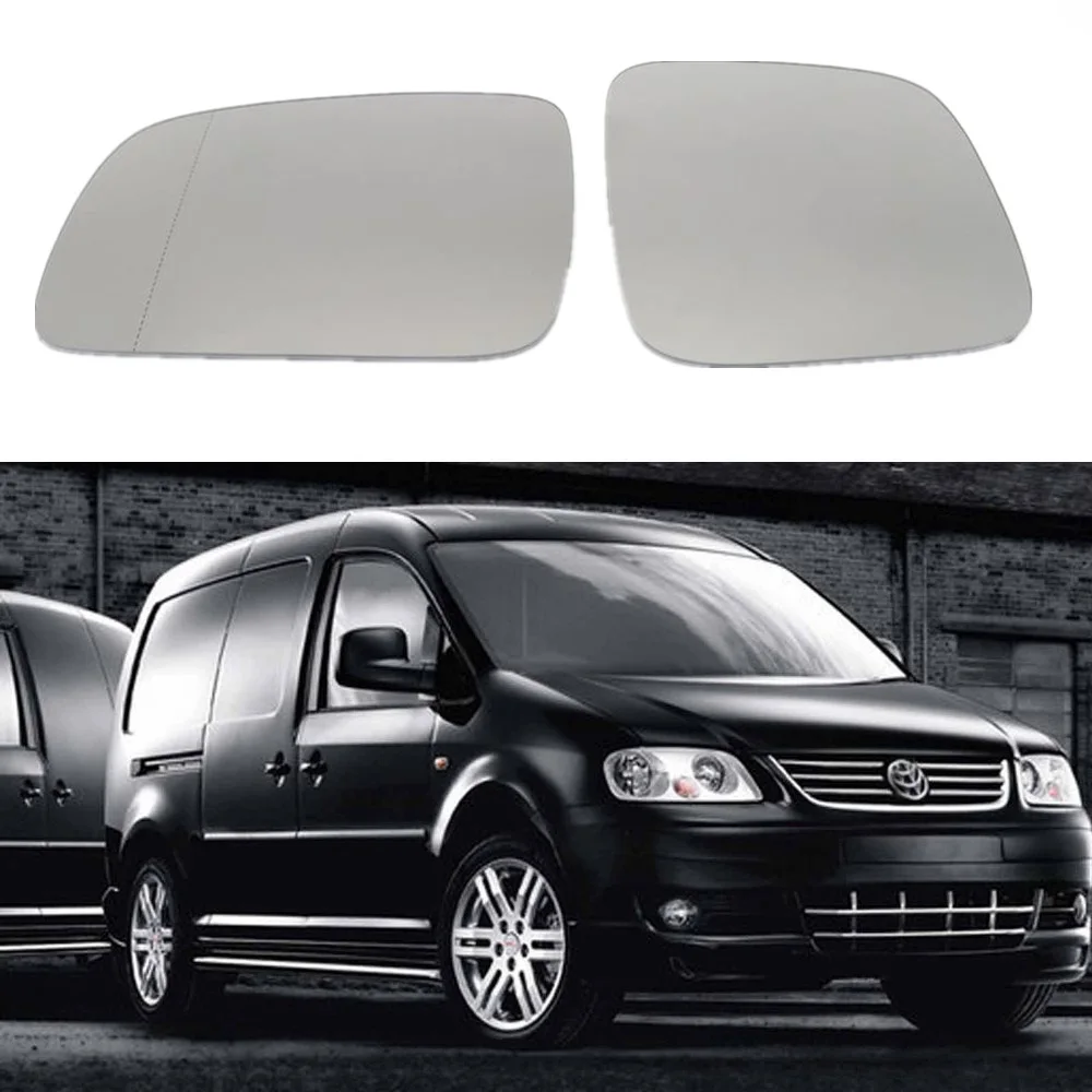 2 шт. для VW Caddy 2004 2005 2006 2007 2008 2009 2010 2011 с подогревом крыло боковое зеркало заднего вида с Стекло