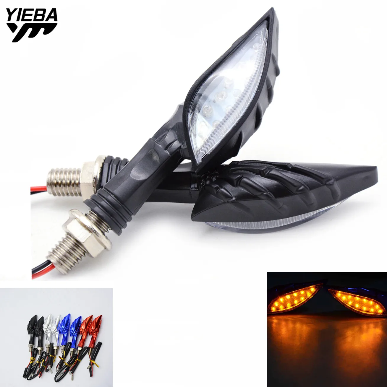 

Motorcycle 12V LED turn signals light Super bright waterproof Steering light FOR Kawasaki ER6F ER6N ER 6N 6F VERSYS 1000 ZZR600