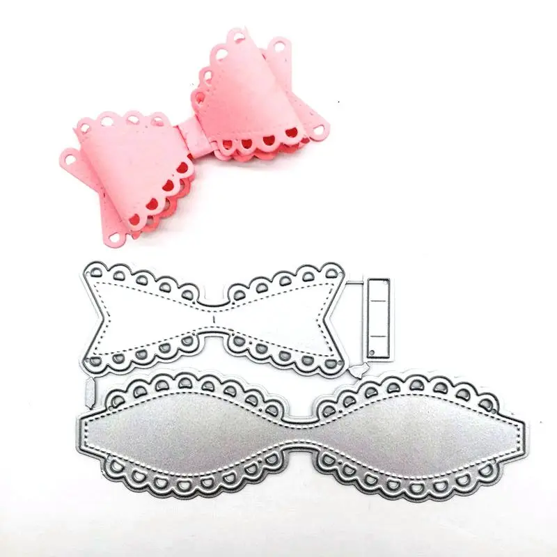 

DIY Bowknot Bow Metal Cutting Dies Stencil for DIY Scrapbooking album Decorative Embossing Craft Dies Cut Paper Cards Tool