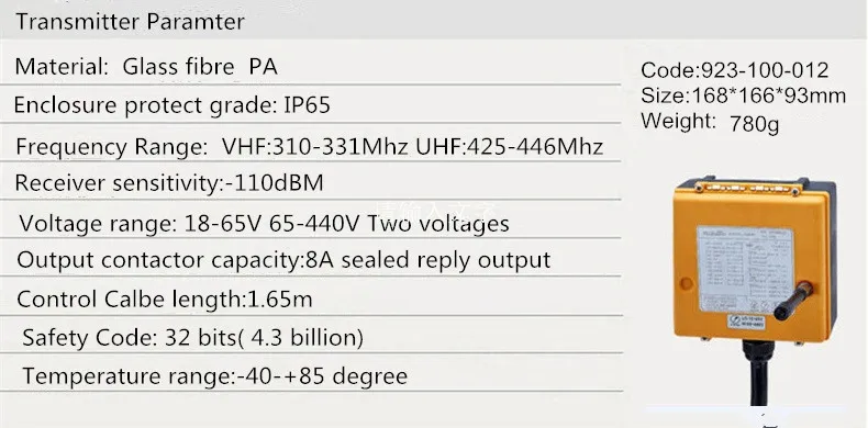 RECEIVER PARAMETNER 