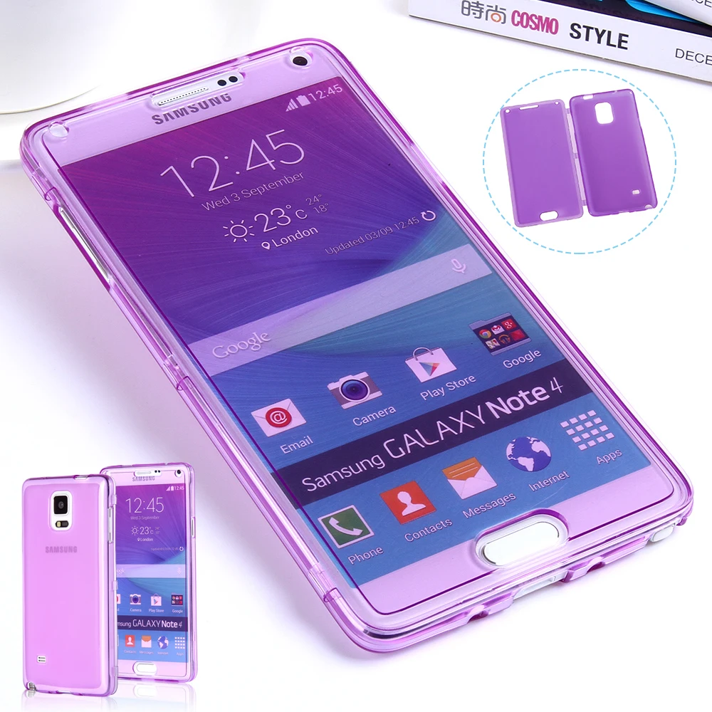 KISSCASE For Samsung Note 4 5 Case Ultra Thin Transparent Clear Soft