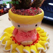 Новая мода zakka вязание крючком 6 рис/лот Цветочные салфетки-коврики коврик для офиса украшение для комнаты кружевной коврик в подарок