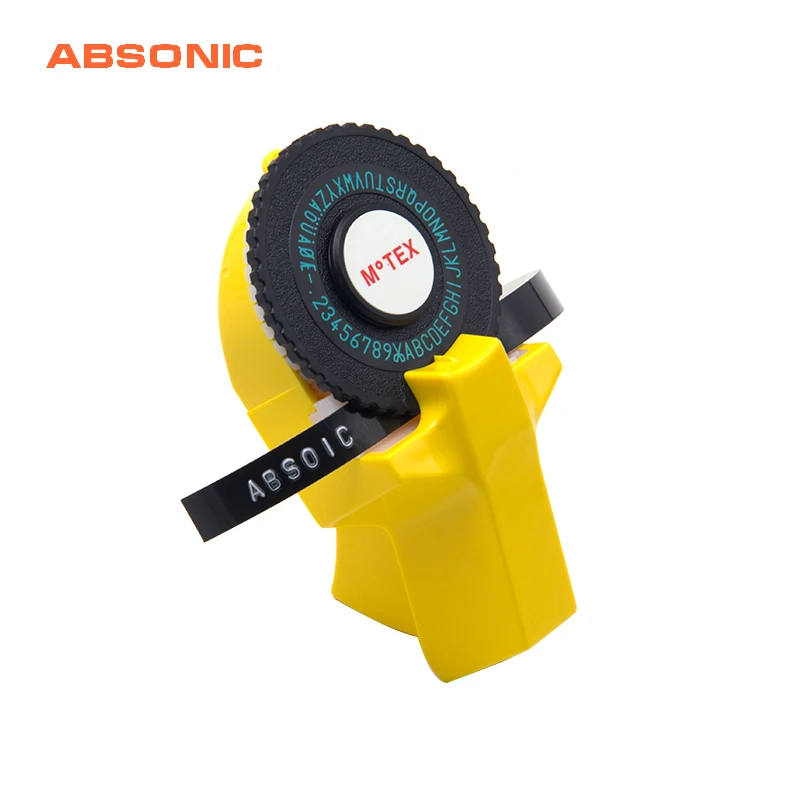 

Absonic Original 3D Embossing Korean Motex E101 Label Printer Manual Typewriter Machine 3D Embossing For Dymo 9mm Labels Tapes