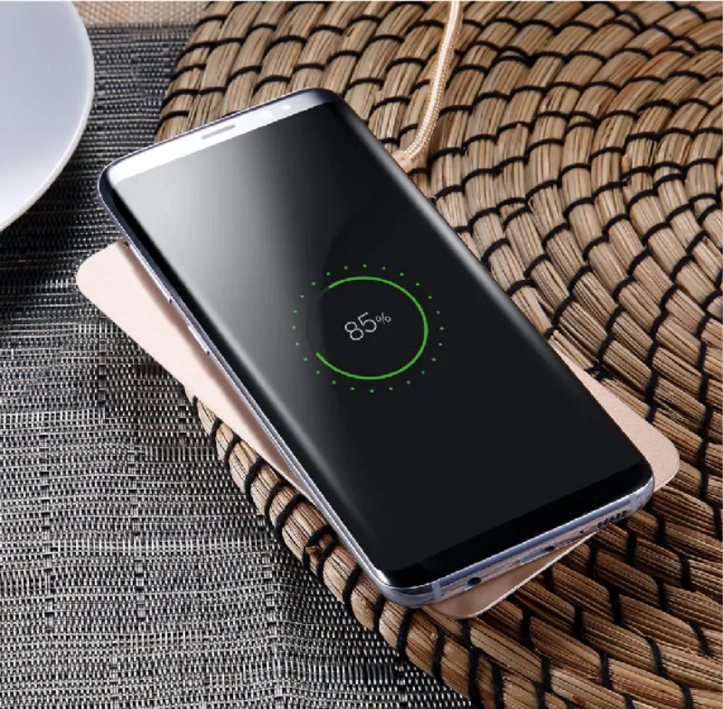 Беспроводное зарядное устройство Baseus Qi для iPhone X samsung Note 8 S8 Plus S7 S6 Edge, быстрая Беспроводная зарядная док-станция