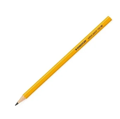 Стандартный Карандаш Аутентичные Германия Staedtler 133# желтый карандаш студентов эскизов карандаши HB/2 H/2B Рисование карандаш 12 шт./лот - Цвет: HB