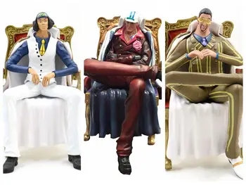 

Anime One Piece Navy Admiral Aokiji Kuzan /Sakazuki/ Kprusoian One Piece Sakazuki Sit Ver Action Figure Model Doll Toy Gift 16cm
