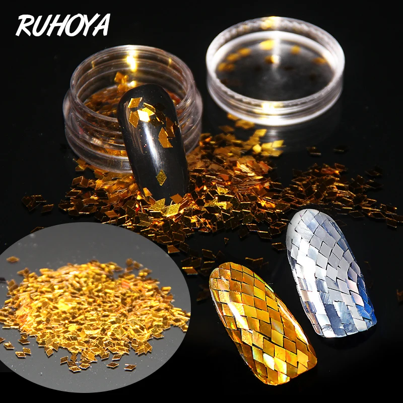Ruhoya 1 бутылка блестящий круглый ультратонкий блестки цветной 3D декоративный
