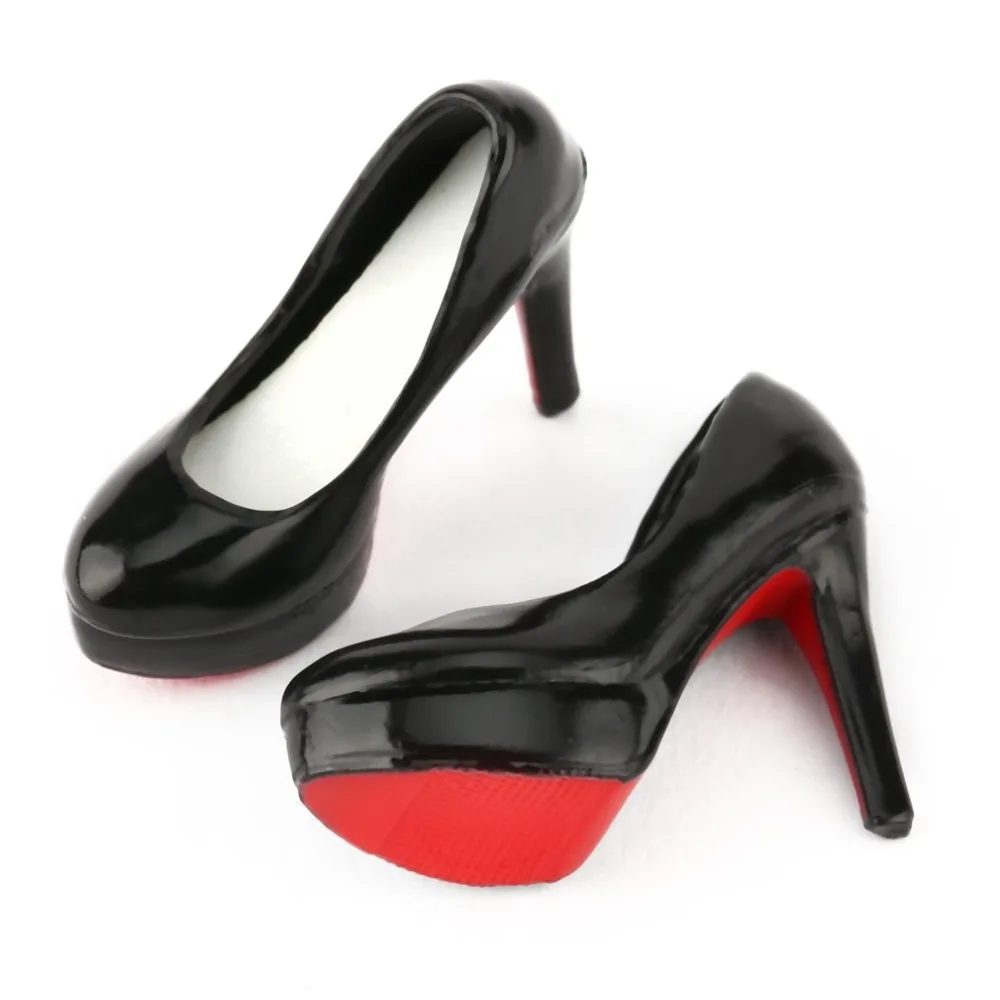 

OCDAY 1/6 Scale Female High Heel Shoes Platform Court Shoes for 12 INCH Doll Gift for Girls Action Figure Toy Body Accessories