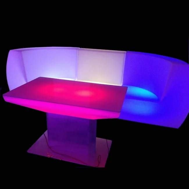 Водонепроницаемый Портативный свет бар, журнальный столик/PE RGB led коктейль-бар, Настольный SK-LF22 (L88 * W54 * H56cm) 2 шт./лот