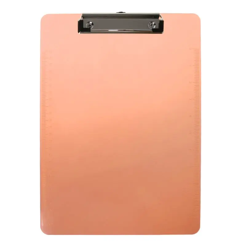 Офисные Пластик оранжевый/зеленый/красный/синий/белый одноцветное A4 Размеры документ планшет с зажимом доска с держателем ручки
