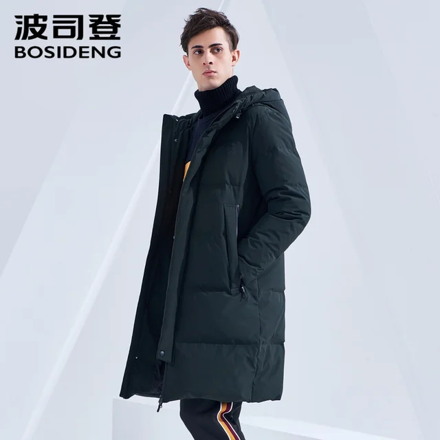 Aliexpress.com : Buy BOSIDENG long down jacket men's cold winter hooded ...