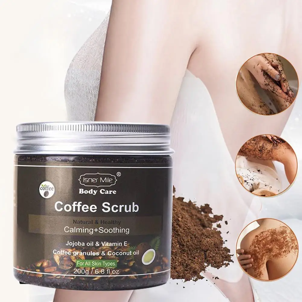 

Cosprof Coffee Scrub Body Scrub Cream Facial Dead Sea Salt For Exfoliating Whitening Moisturizing Anti Cellulite Treatment Acne