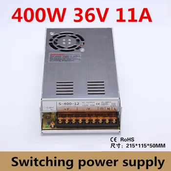 

400W 36V 11A Single Output Switching power supply driver for CCTV camera LED Strip light Industrym CNC INPUT 110/220V (S-400-36)