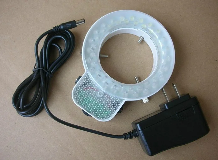 Adjuatable 48 Pz Led Lampada Anello Di Luce Bianca Per Microscopio Stereo 90 V-264 V Con Diametro Interno 61Mm