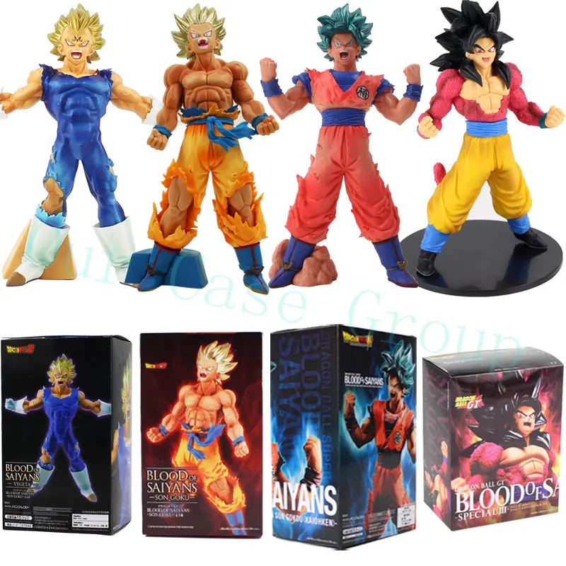 Dragon Ball Z сын Goku vegeta фигурка крови Саян сражение 4 поврежденные детские игрушки подарок