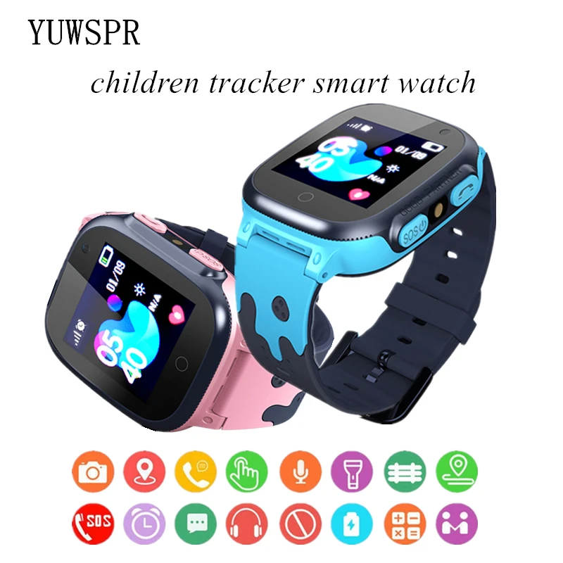 

New Children Tracker Watch LBS Multifunction Digital Wristwatch Camera Waterproof IOS Android Kids Gift Q15
