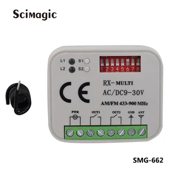 

Multi frequency433-868mhz auto scan frequency Universal Garage door remote control receiver