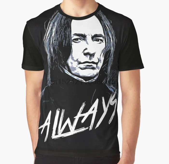 

All Over Print 3D Women T Shirt Men Funny tshirt Alan Rickman Graphic T-Shirt(1)