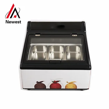 

Table type hard ice cream freezer showcase -16~-20 degree