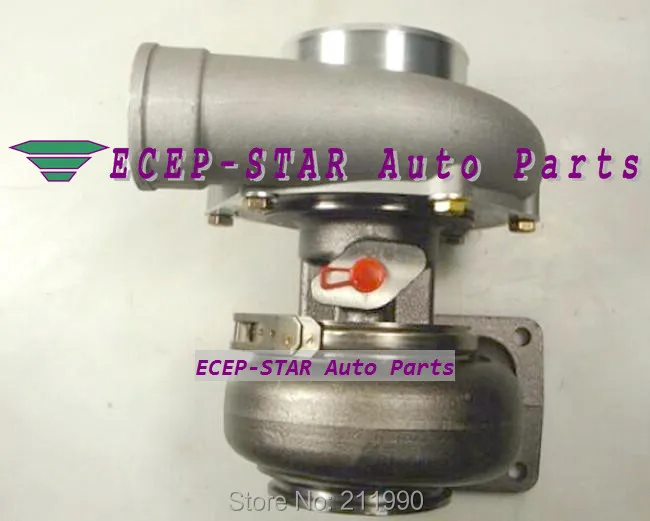 T78 Turbo Turbocharger compressor ar. 70 turbine ar .1.05 oil cooled v-band T4 flange (4)