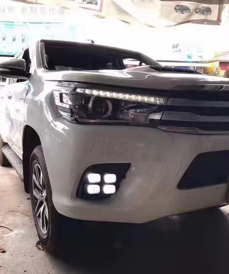 

eOsuns LED daytime running light DRL fog lamp for toyota revo Hilux Vigo 2015-16, top quality