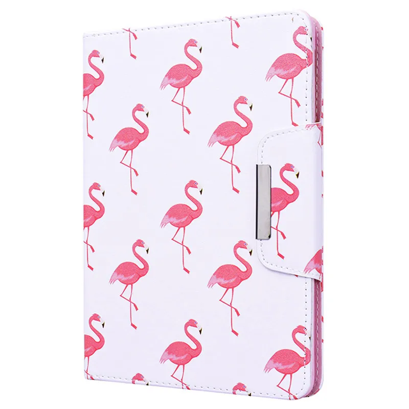Флип кожаный чехол для IPad Mini 1 2 3 чехол милый Единорог Bling Радуга мрамор Фламинго узорной Coque для Ipad Mini 1 2 3 Чехол - Цвет: Flamingo