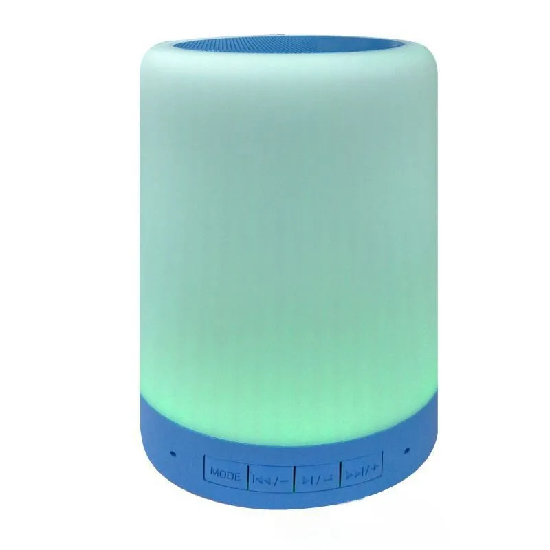

Mini Bluetooth Speaker Wireless Smart LED Bluetooth Music Speaker Audio TF Cart Slot FM Stereo Sound Luminous Speaker