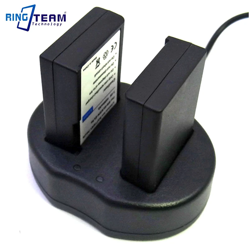 En-El9 En-El9A En-El9E Batteria & Usb Caricatore Doppio (2-In-1) Per Le Fotocamere Reflex Digitali Nikon D40 D40X D60 D3000 D5000...