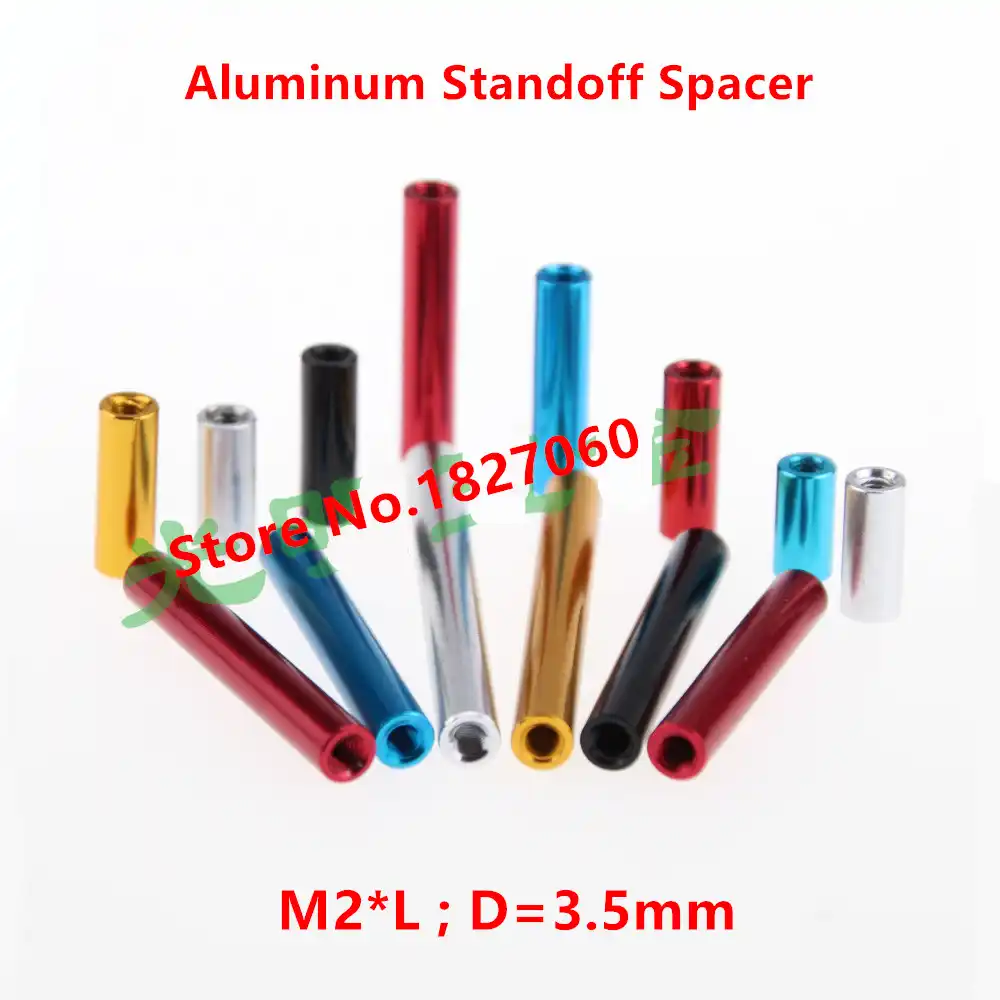 4 Stk Alu Spacer M3 15mm 20mm 25mm Standoff Abstandshalter Aluminium Distanzbolz