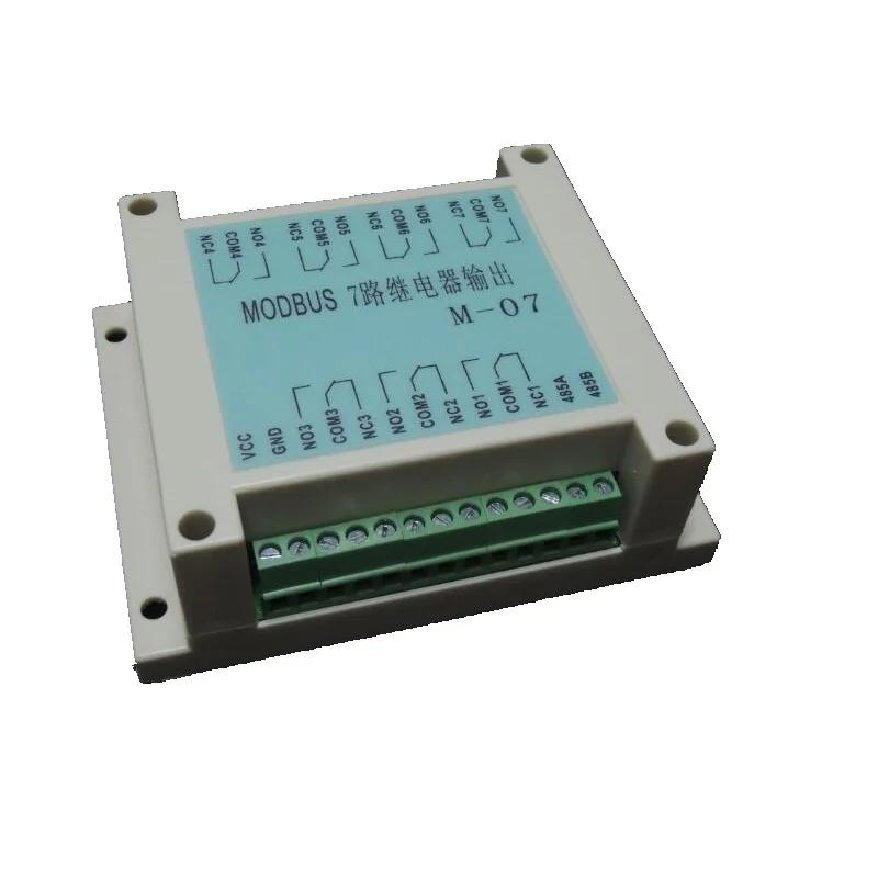 Modbus rtu протокол 7-способ модуль релейного выхода RS485 PLC модуль