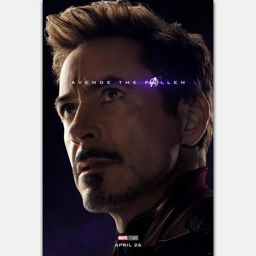 

Avengers 4 Endgame Marvel Movie Iron Man Character Superhero Comics Art Poster Print Canvas Wall Picture For Living Room Decor