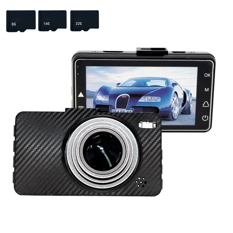 3 дюймовая Автомобильная DVR камера Full HD 1080P Циклическая запись видео регистратор g