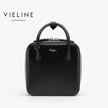 Женская сумка Vieline из натуральной кожи для камеры, сумка на плечо из коровьей кожи с клапаном, дизайнерская брендовая сумка через плечо из натуральной кожи