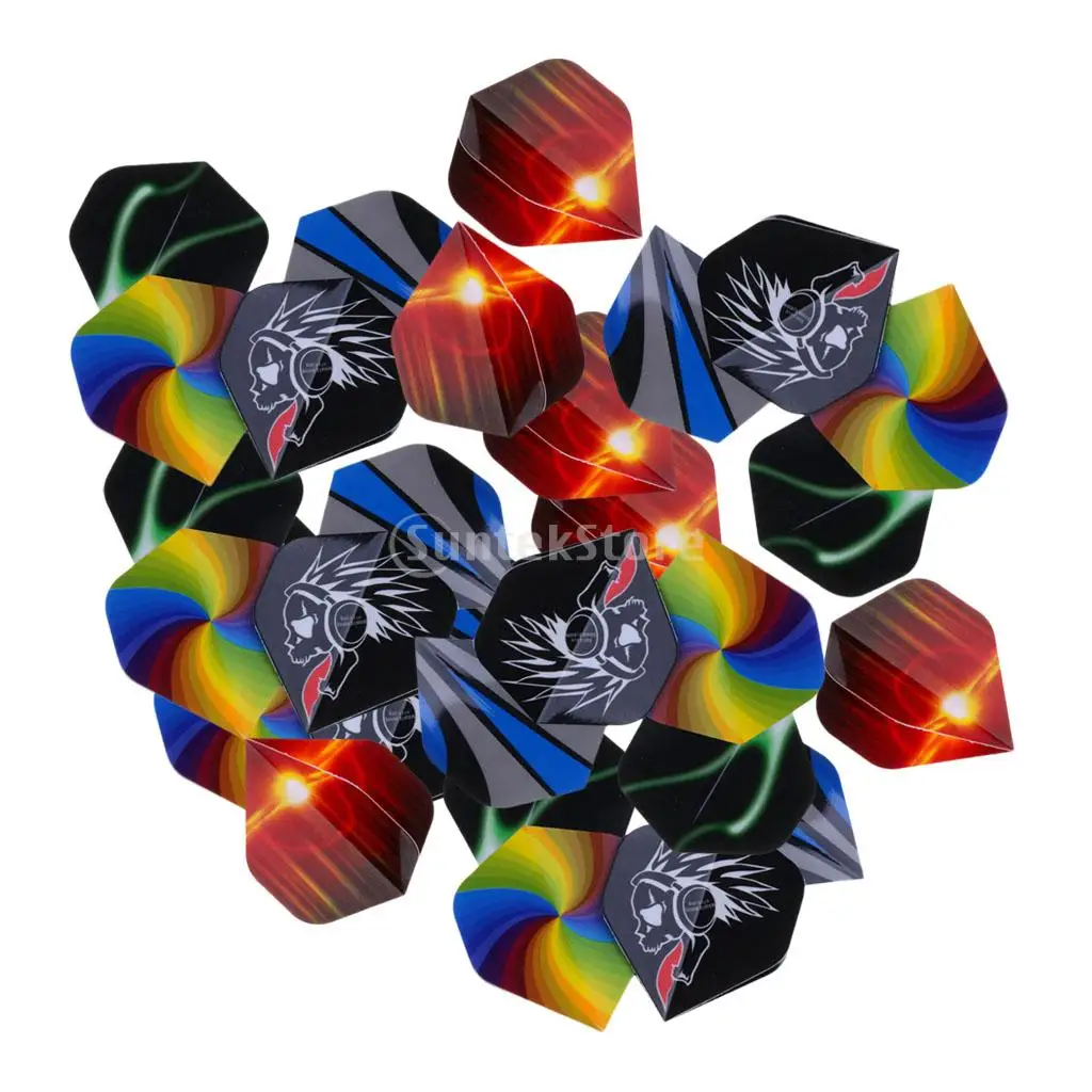 Dart Flight Puncher Hole Punch with 30pcs Dart Flights 18pcs Flight Savers Protectors and 100pcs Dart Shaft Washers O-Rings