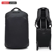 MAGIC UNION модный рюкзак для ноутбука с usb зарядкой, рюкзак с защитой от кражи, мужской рюкзак для путешествий, Водонепроницаемый Школьный рюкзак, мужская сумка Mochila
