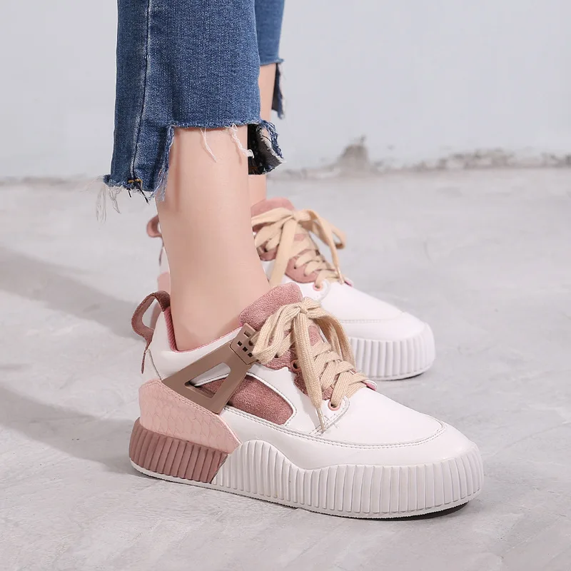 

Jookrrix 2019 Spring New Fashion Brand Lady Casual Vulcanized Shoes Women Shoes Girl Leisure Sneaker Breathable Soft Cross Strap
