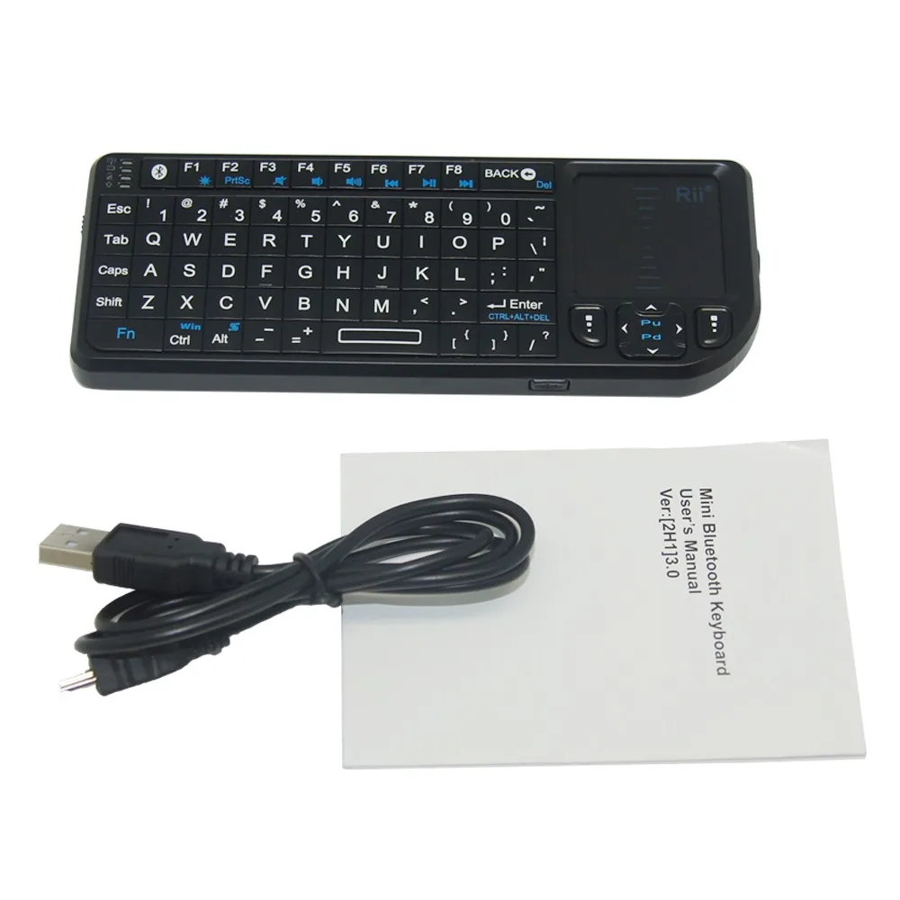 2017 New Original RII Mini Wireless Bluetooth Keyboard Laser Pointer