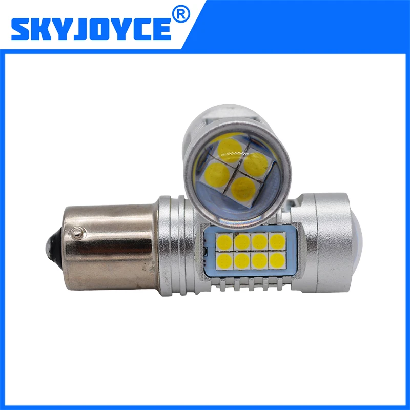 1 pair 1157 BAY15D Led Bulbs 1600 Lumens Extremely Bright 36pcs Super bright 3030 Chipsets Amber Yellow Turn Signal Lights | Автомобили и