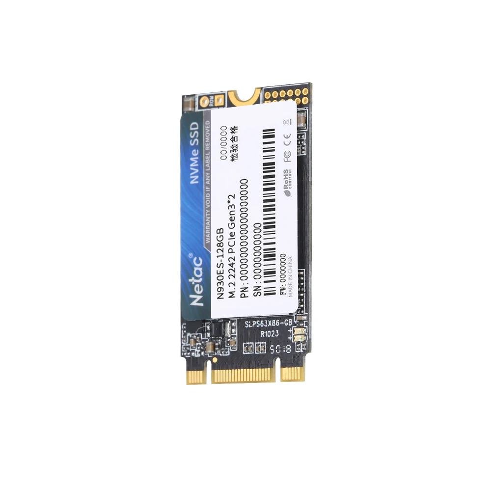 Netac N930ES NVMe M.2 2242 SSD Gen3* 2 PCIe 3D MLC/TLC NAND флэш-твердотельный накопитель 128 ГБ 256 ГБ 512 ГБ