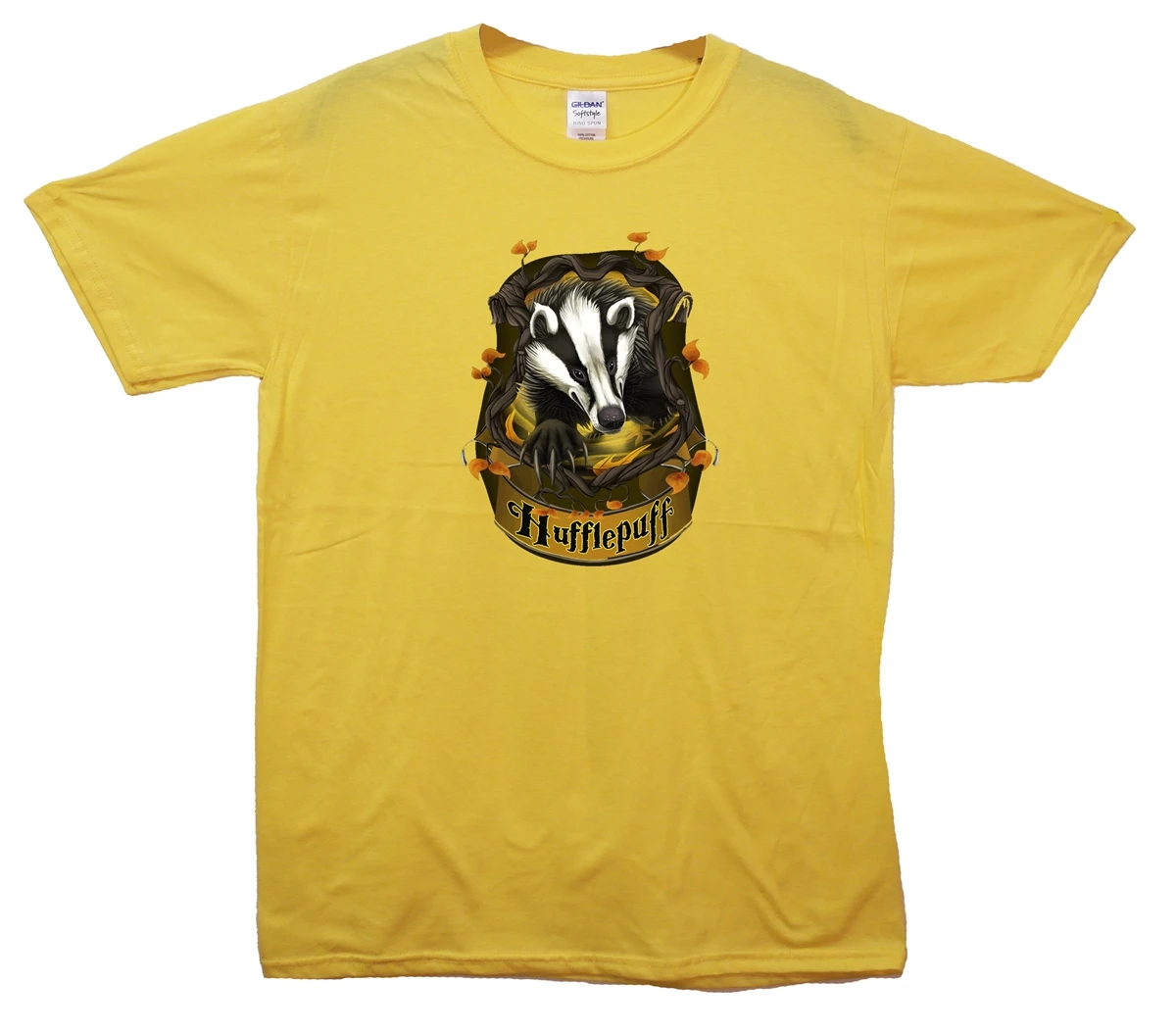 

Hufflepuff Shield HarryT-Shirt Summer Men's Short Sleeve T-Shirt