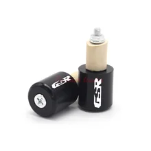 7/8 ''CNC Универсальный руль мотоцикла, рукоятка для мотокросса, антивибрационный ползунок, заглушка для SUZUKI GSR 750/Dirt Bike