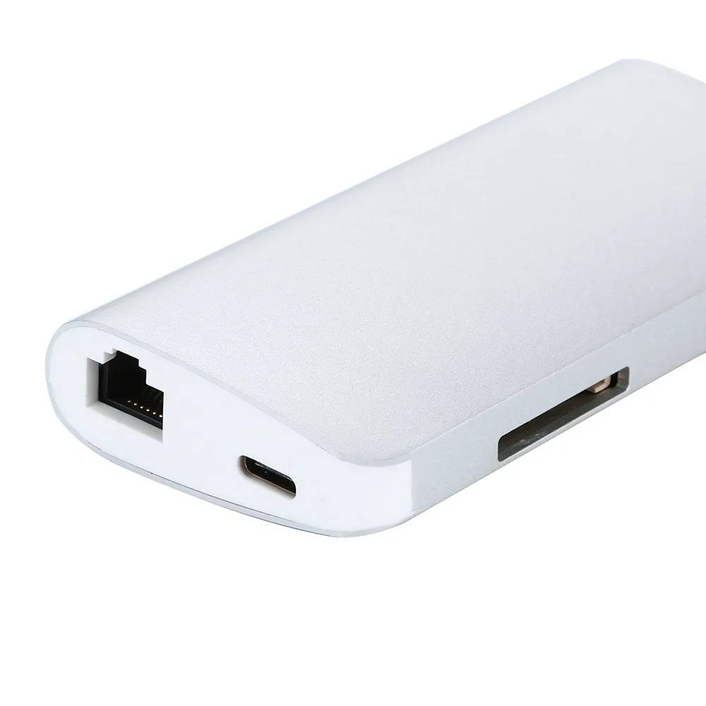 USB C 8 в 1 Type HDMI RJ45 Micro SD TF|Компьютерные кабели и разъемы| |