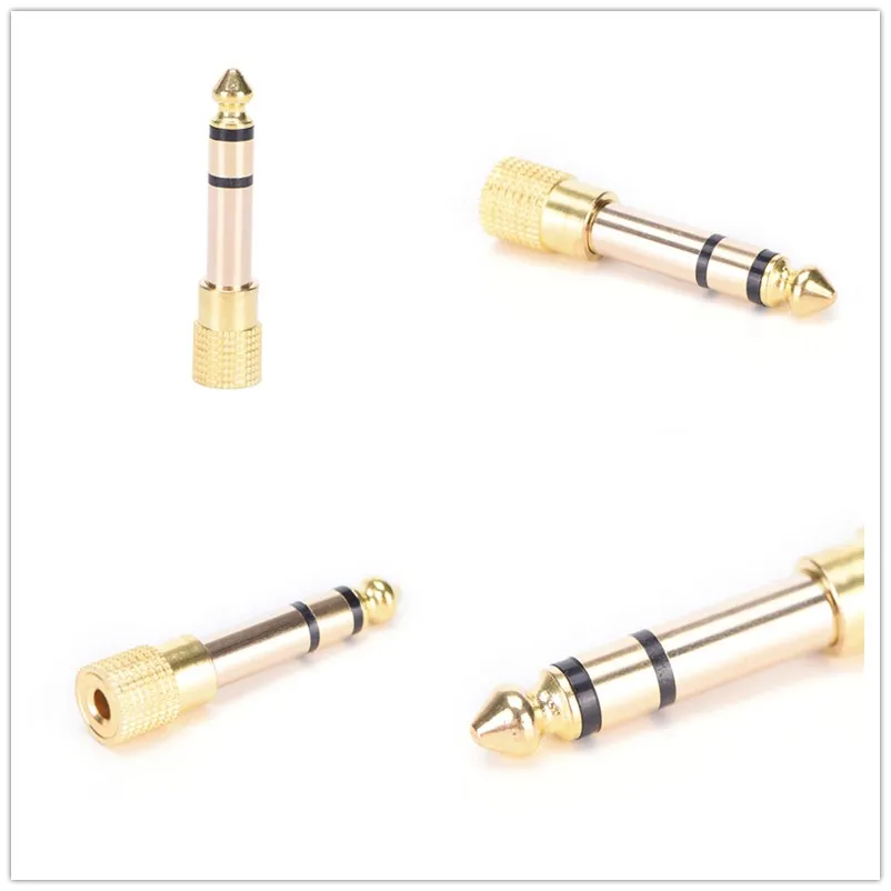 JETTING Горячая 6 5 мм 1/4 &quotштекер на 3 1/8&quot Женский Джек стерео наушники адаптер для