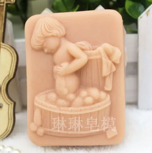 Grainrain Craft Soap Mold Silicone Candle Making Mould DIY Handmade Bathing Baby | Дом и сад