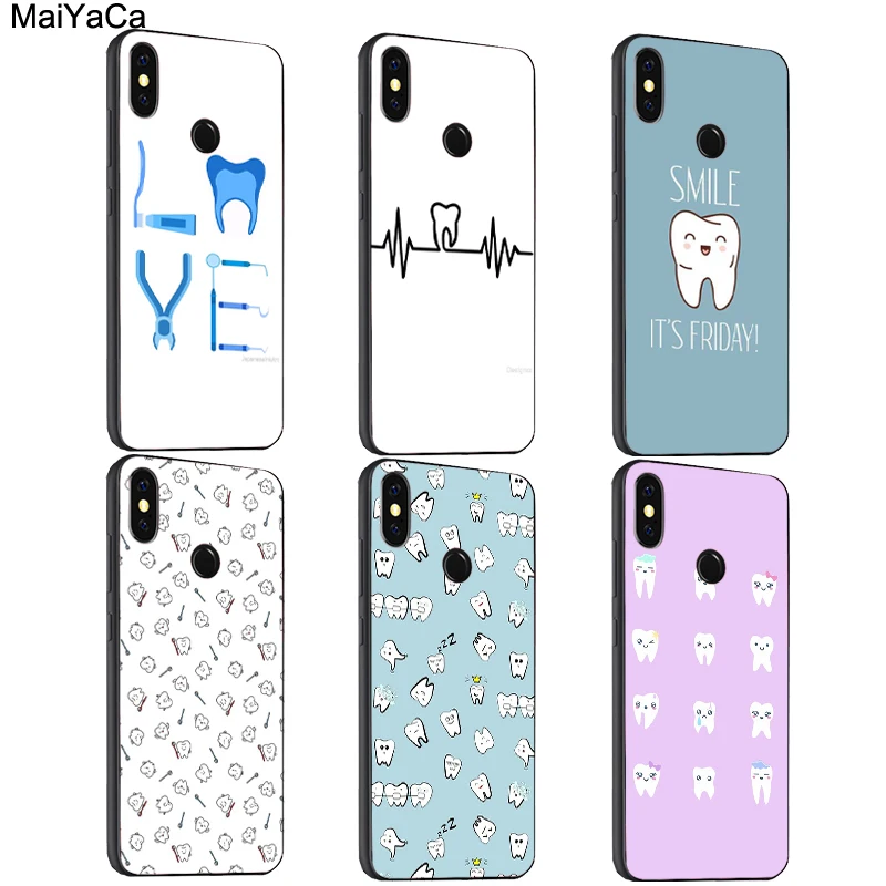 

MaiYaCa Dentist Dental Tooth Case For Xiaomi Redmi S2 6 6A 6pro 4X Note 5 Pro 5A 7 Mi 8 9 6X A2 Mix 2s Max 2 3 F1