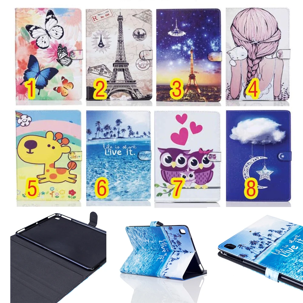 

Newest Printed Owl butterfly Tablet Case for Apple iPad mini 1 2 3 PU Leathet Case Stand Cover Shell For Kids coque para capa