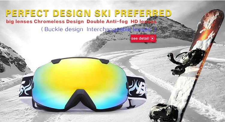 Benice, двухслойные, анти-туман, сферические лыжные очки, уличные, зимние, для женщин, мужчин, сноуборд, очки, маска, лыжные очки