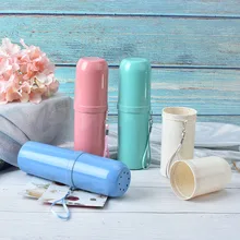 Tooth Mug Toothpaste Cup Set One Piece Portable Toothbrush Holder